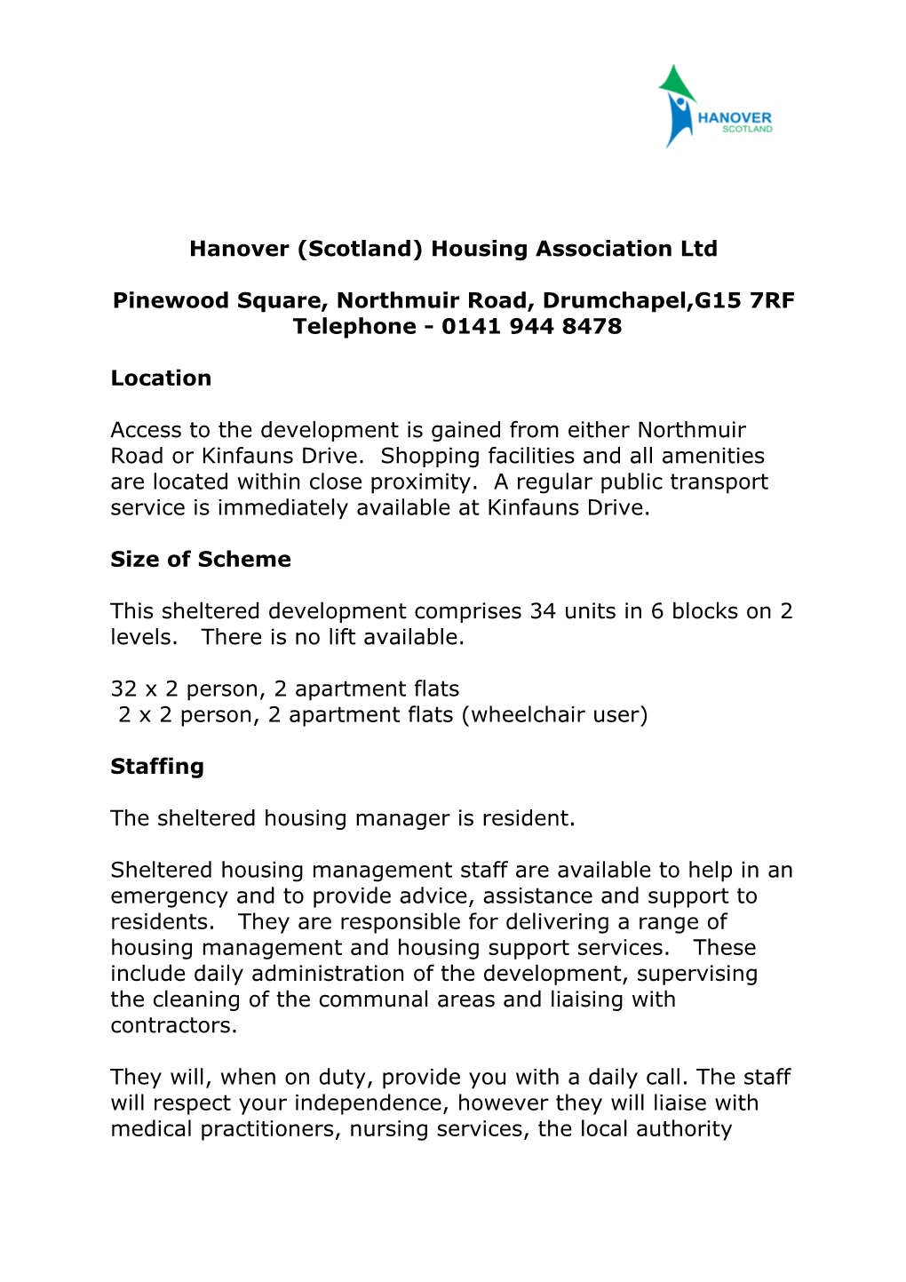 Hanover (Scotland) Housing Association Ltd s2