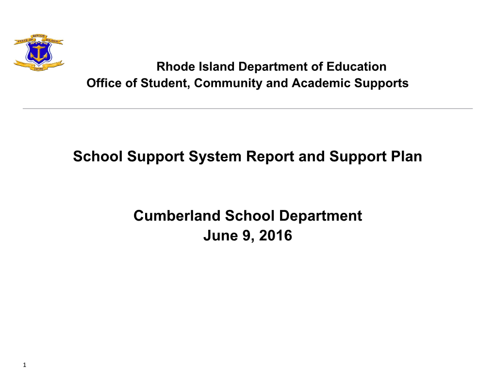 Rhode Island Department of Education s1