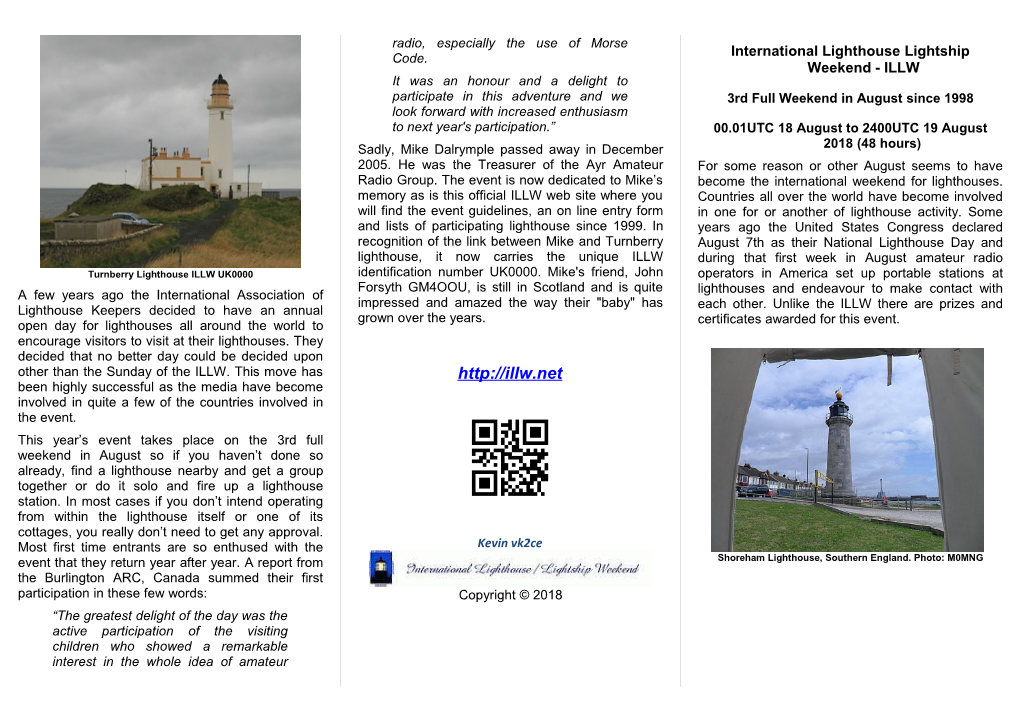 Turnberry Lighthouse ILLW UK0000