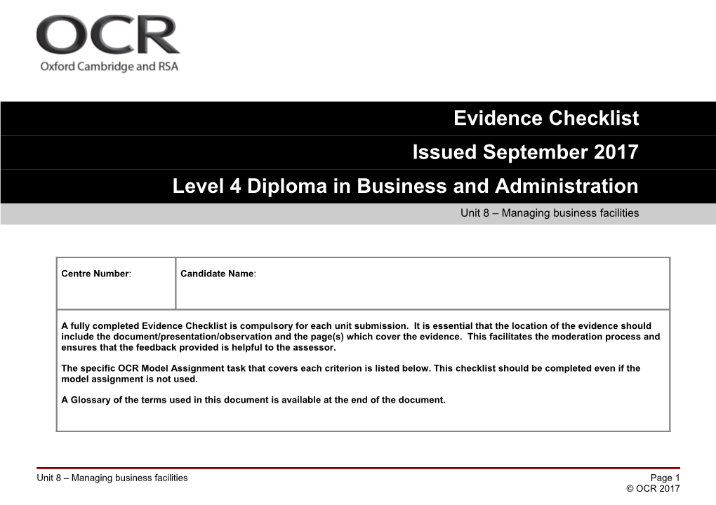 Level 4 Diploma in Business and Administration