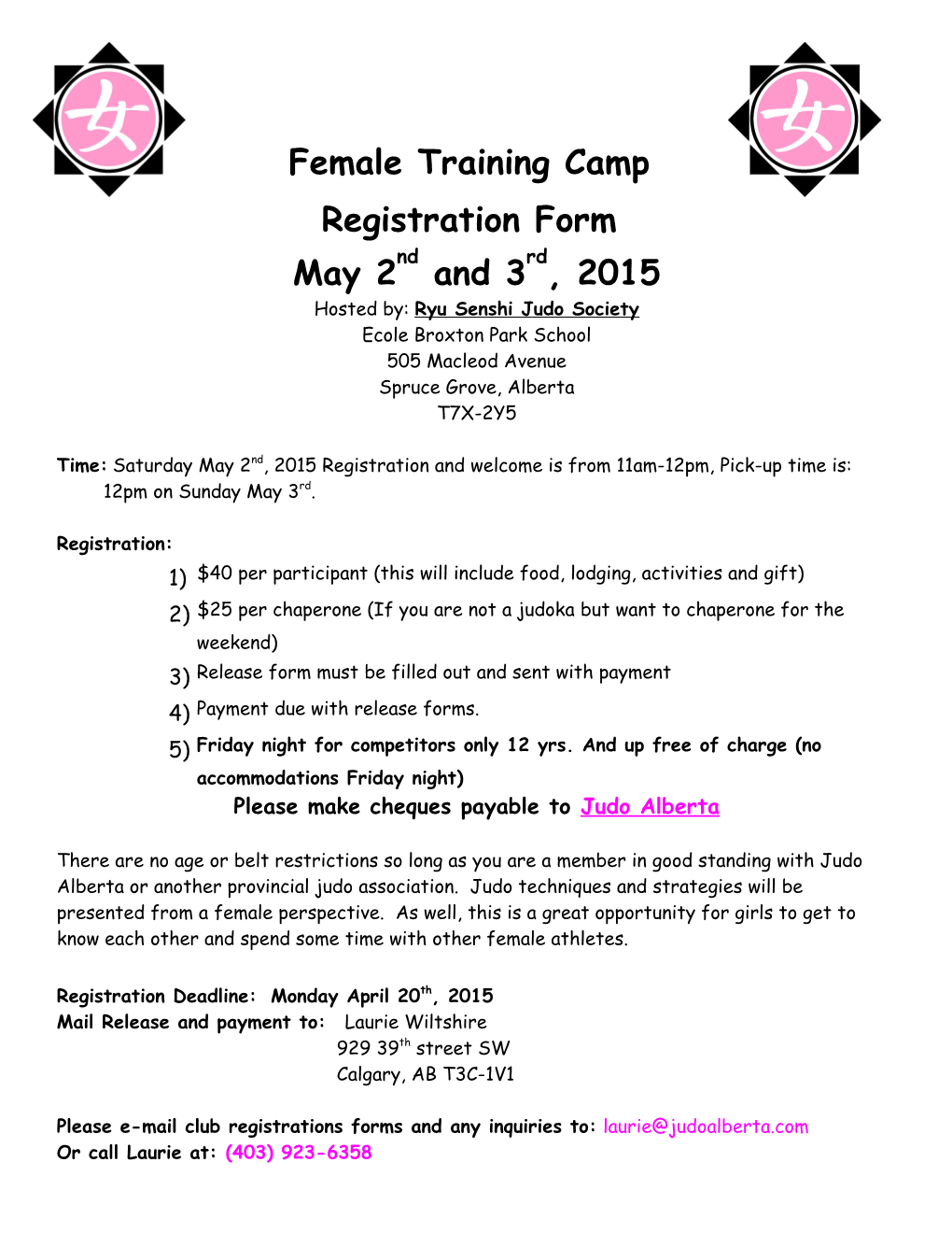 Female Training Camp