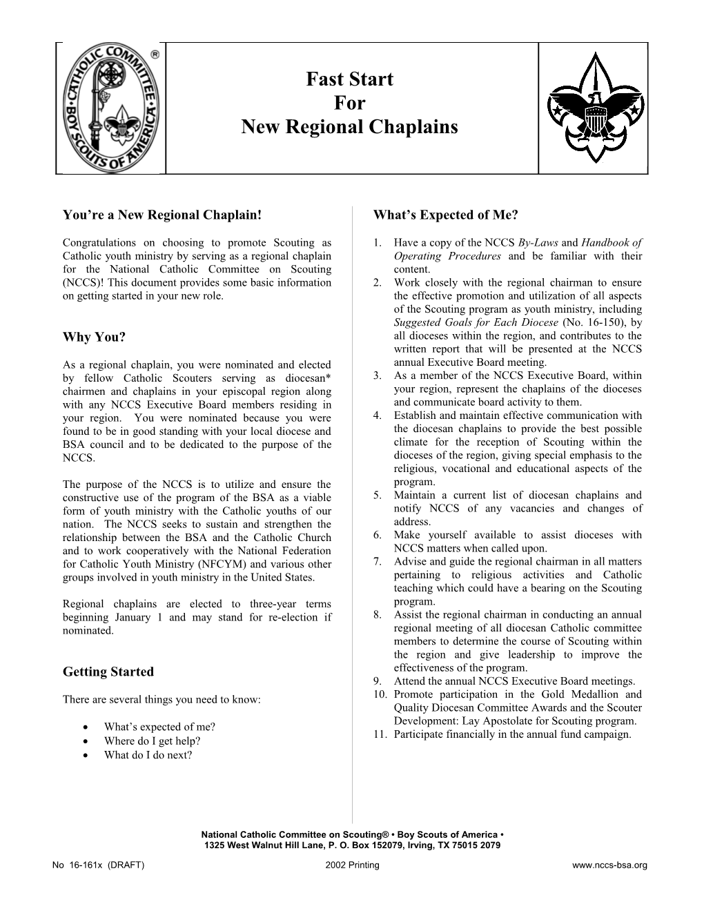 Scouter Development: Lay Apostolate Formation for Scouting