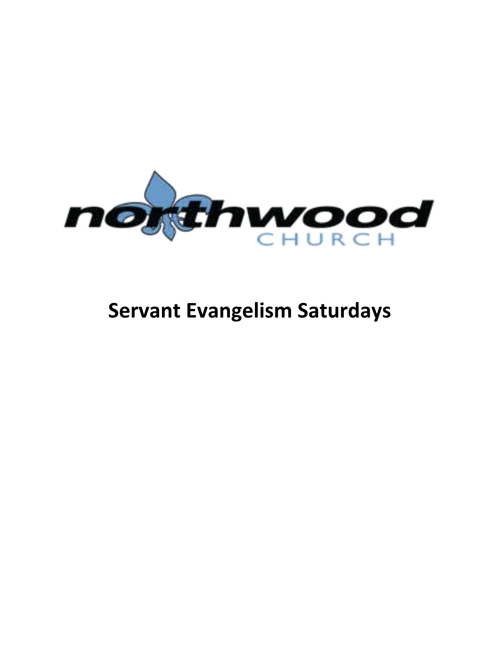 Servant Evangelism Saturdays