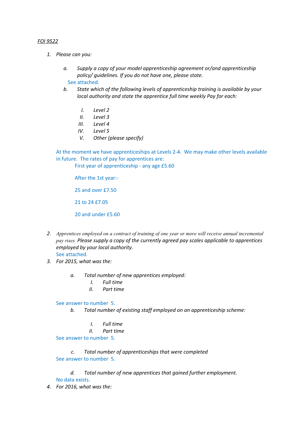 First Year of Apprenticeship - Any Age 5.60