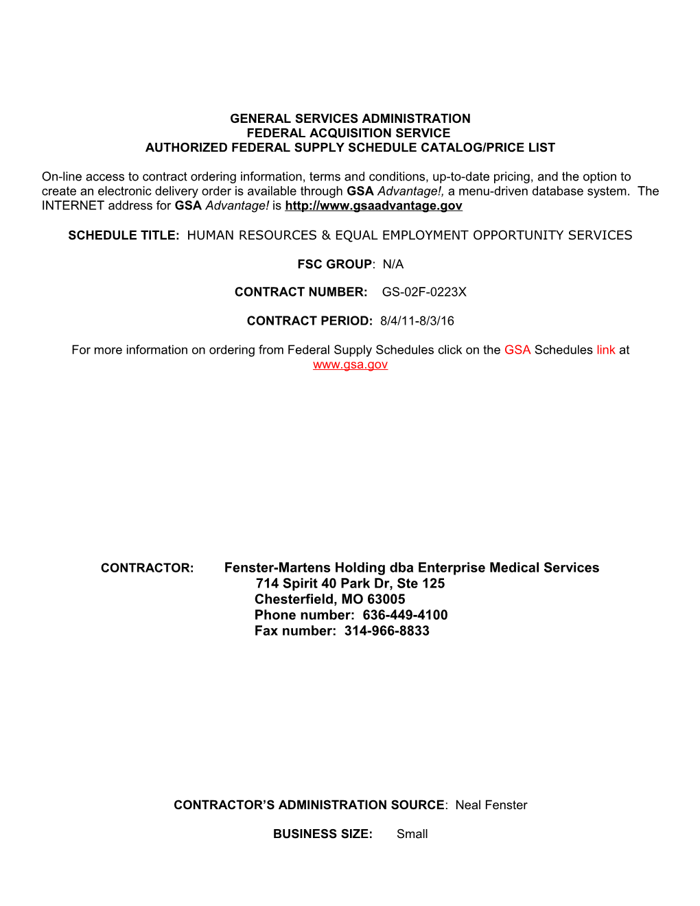 Standard Form 1449, Contract for Commercial Items (Cont D) Page 1A s8