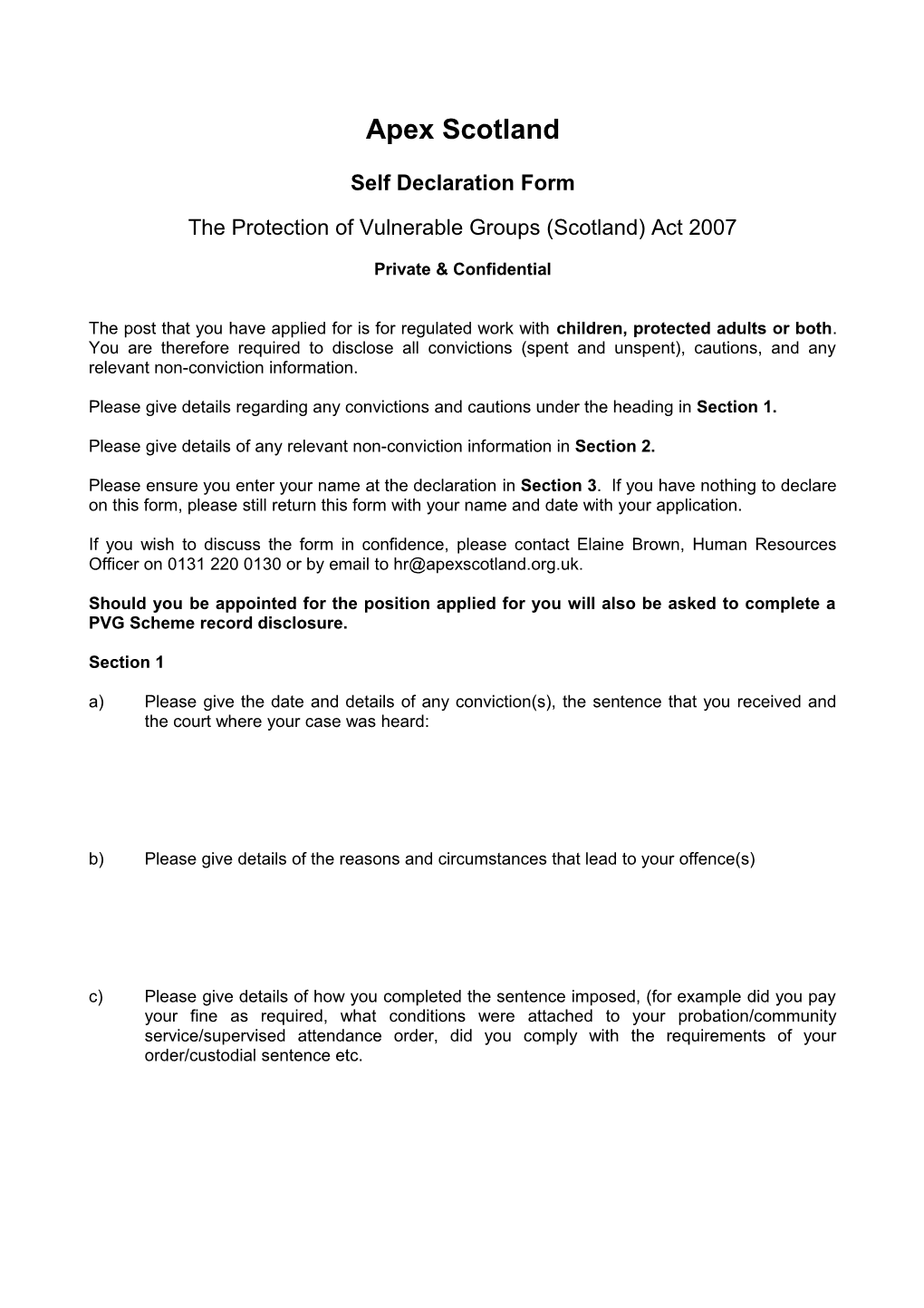 The Protection of Vulnerable Groups (Scotland) Act 2007