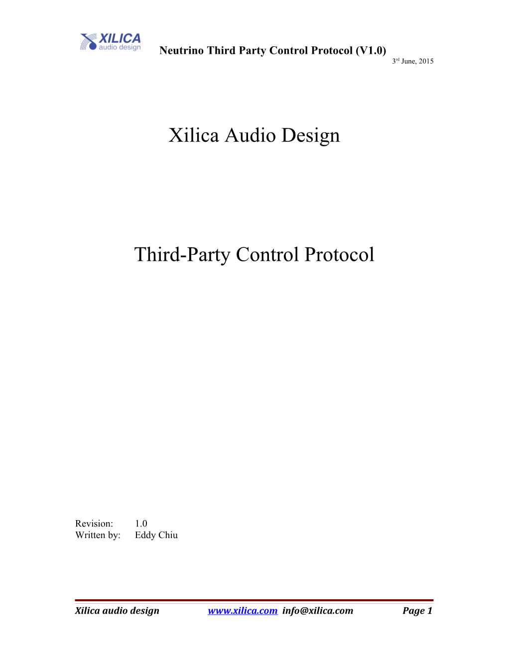 Third-Party Control Protocol