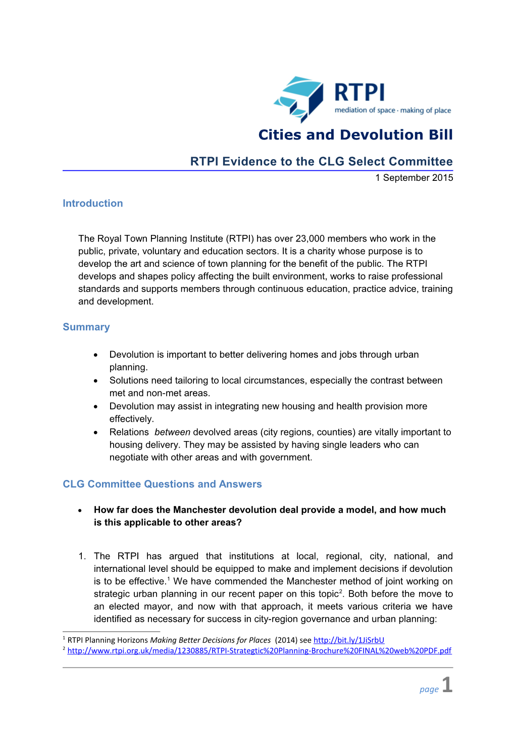 Localism Bill Brief #2