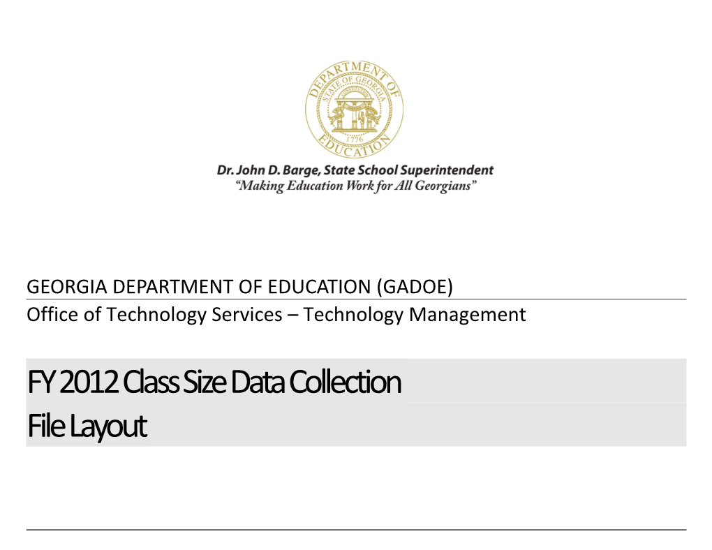 2012 Class Size File Layout