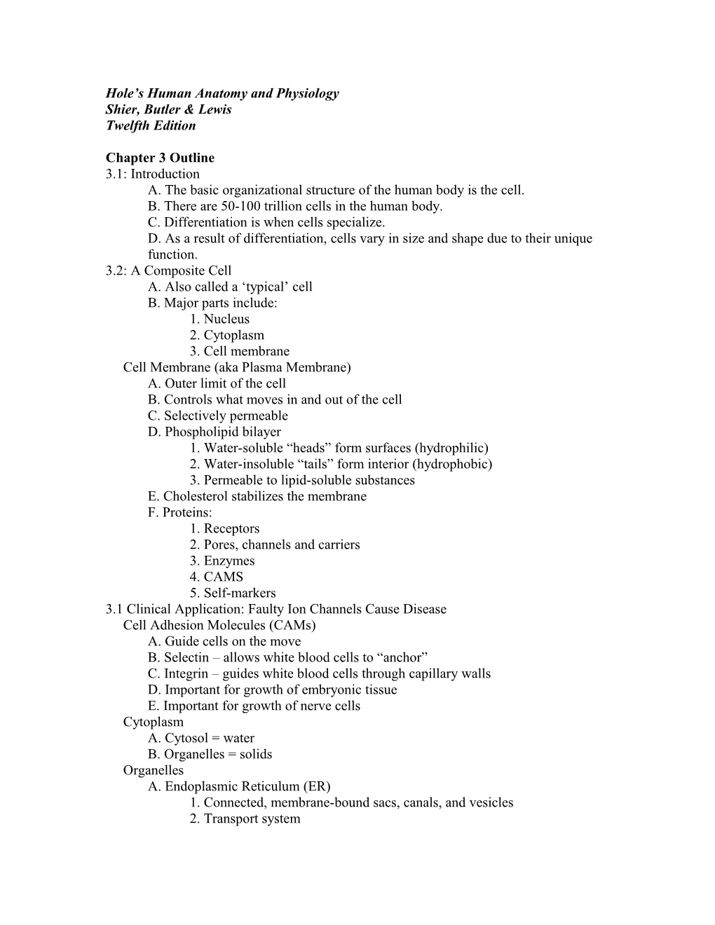 Hole S Human Anatomy and Physiology s1