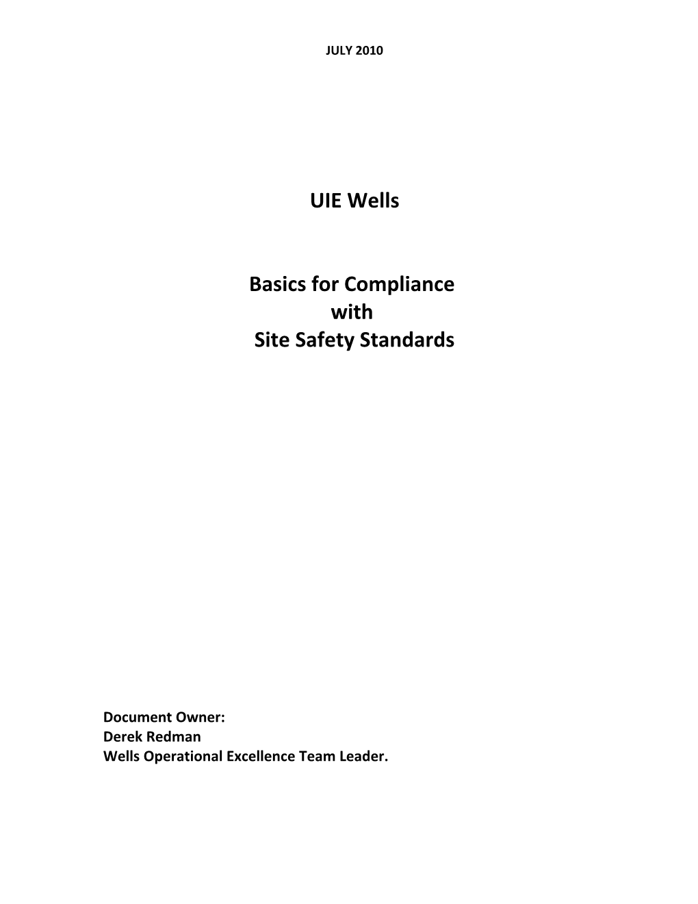 Basics for Compliance