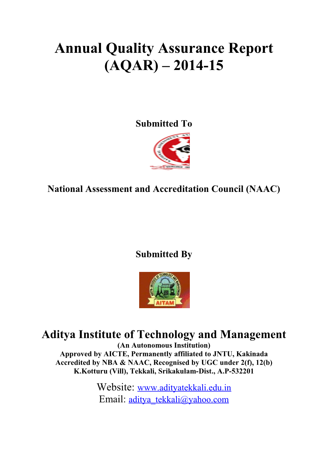 Annual Quality Assurance Report s1