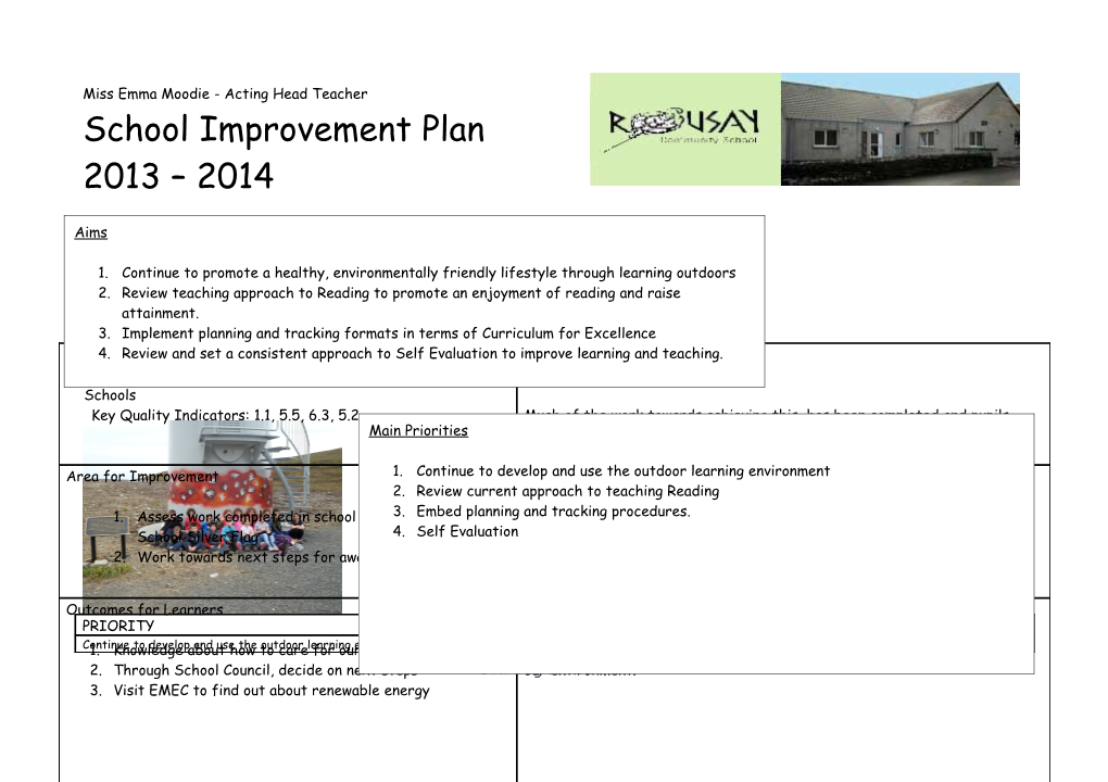 School Improvement Plan s2