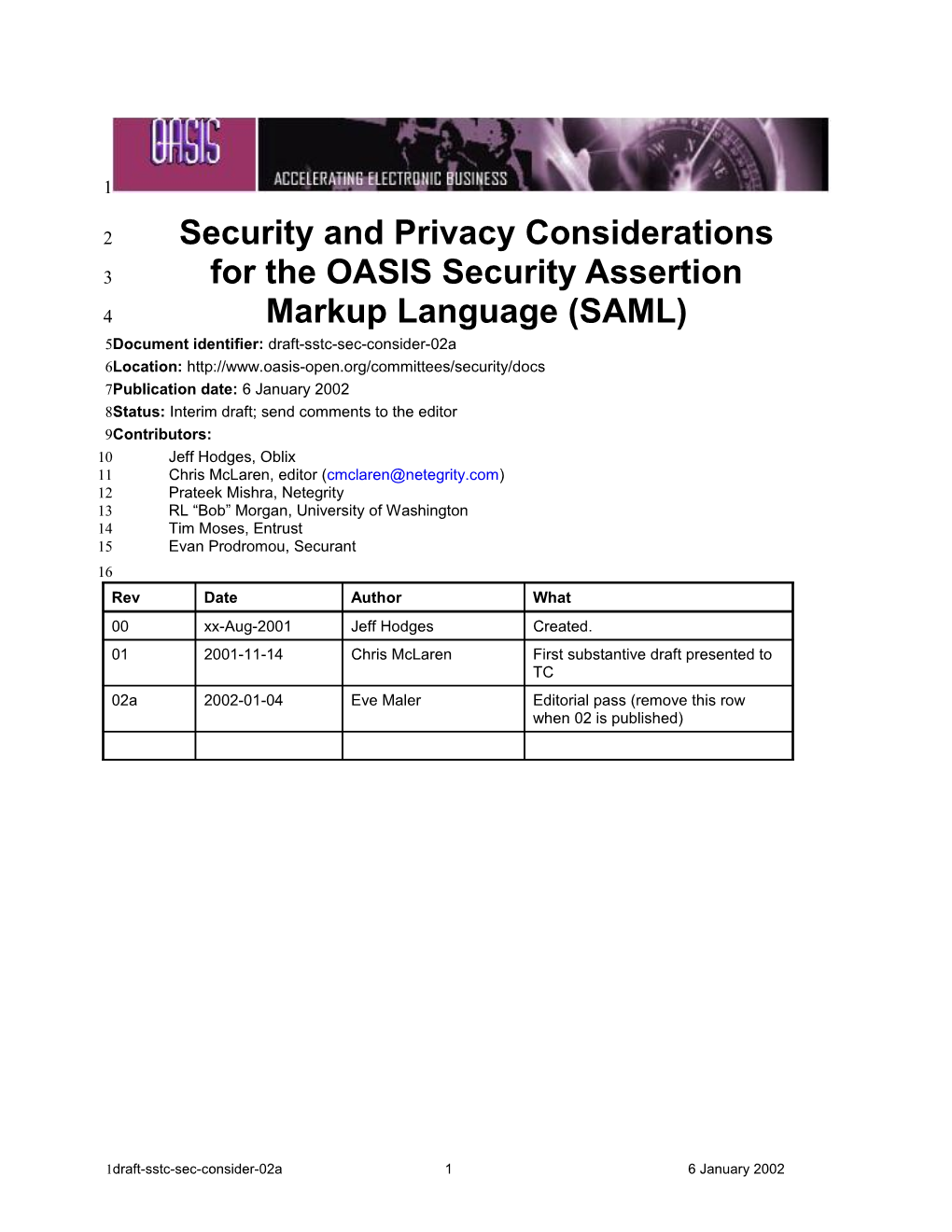 SAML Security Considerations s1