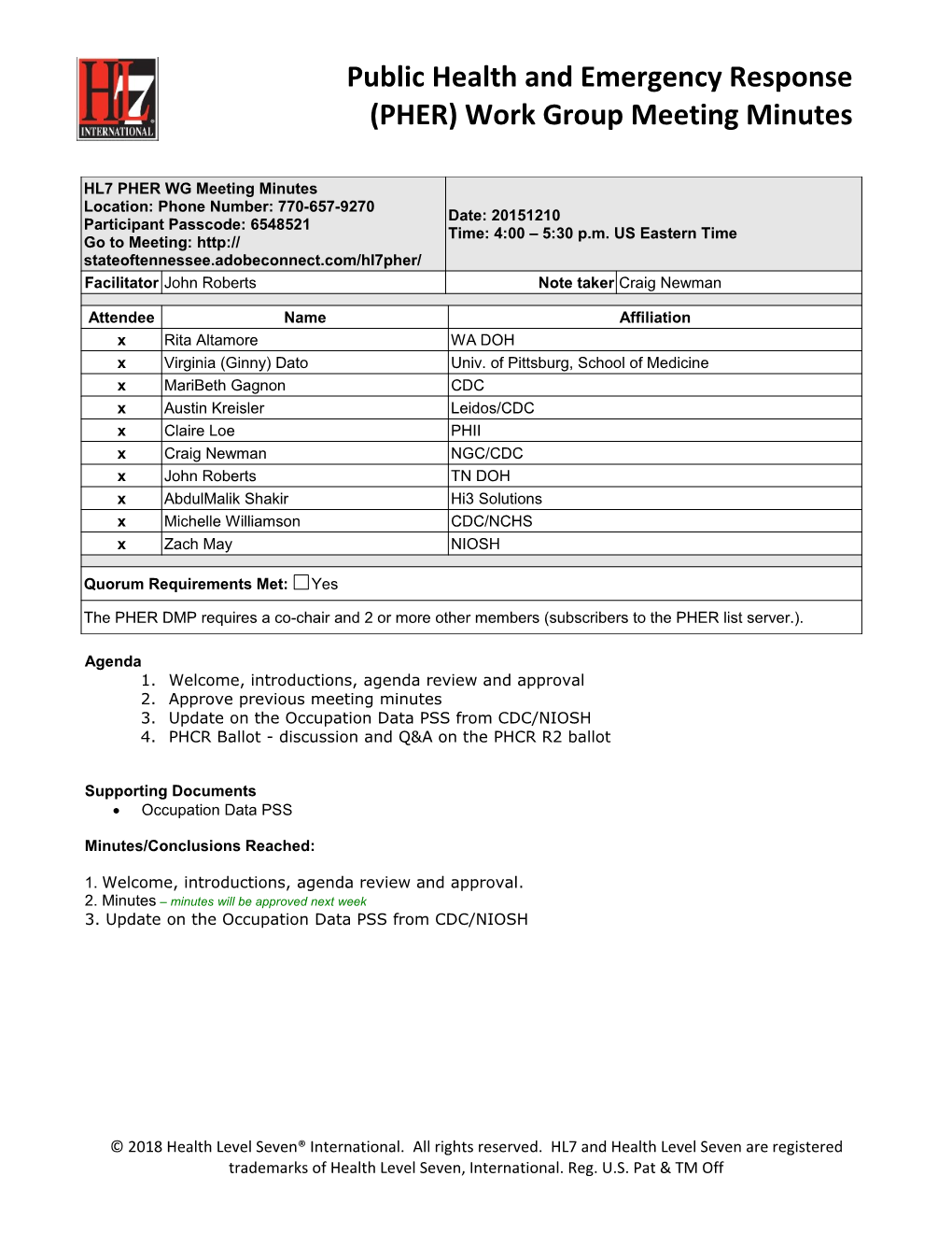 Project Or Work Group Meeting Minutes s5