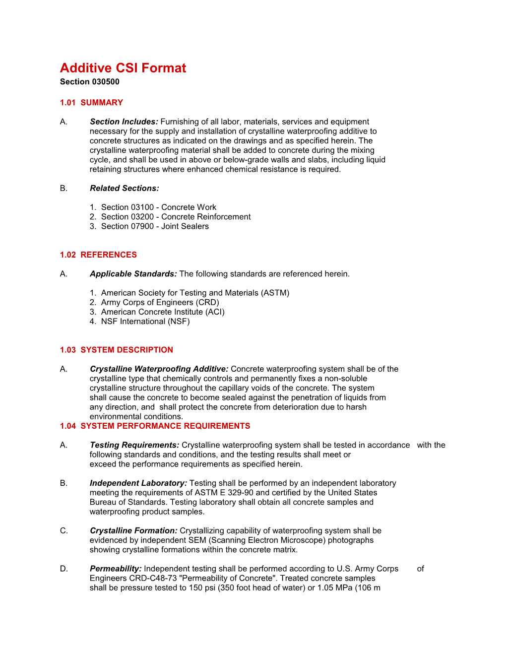 Additive CSI Format