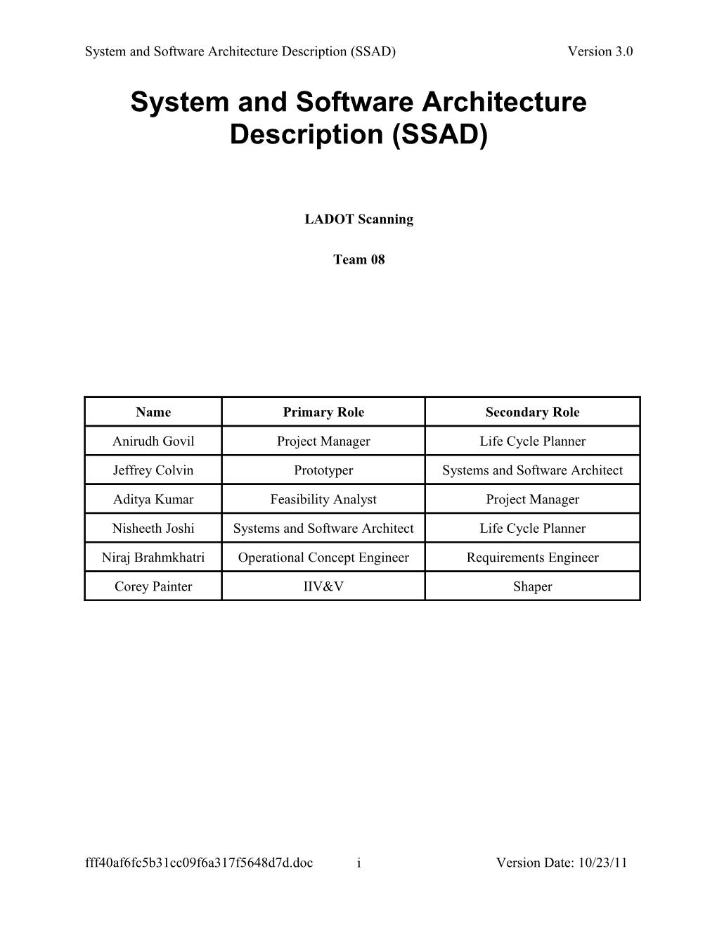 Operational Concept Description (OCD) s14