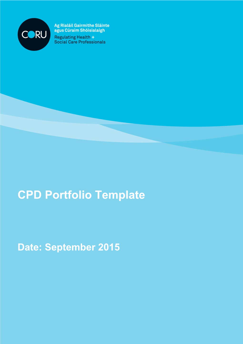 CPD Portfolio Template