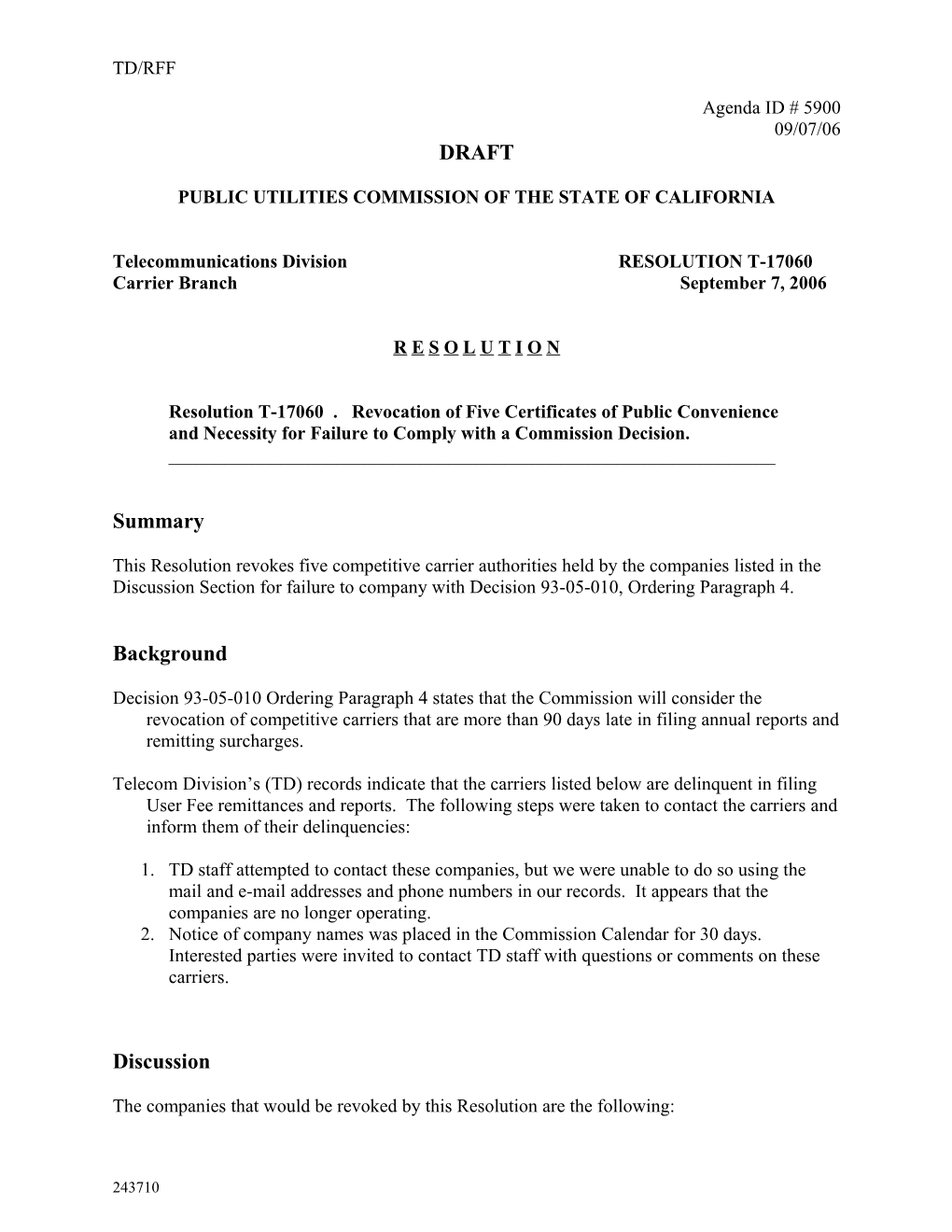 Public Utilities Commission of the State of California s66
