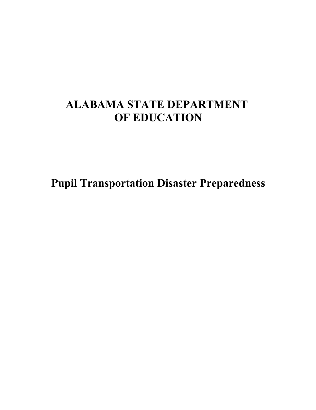 Alabama State Department