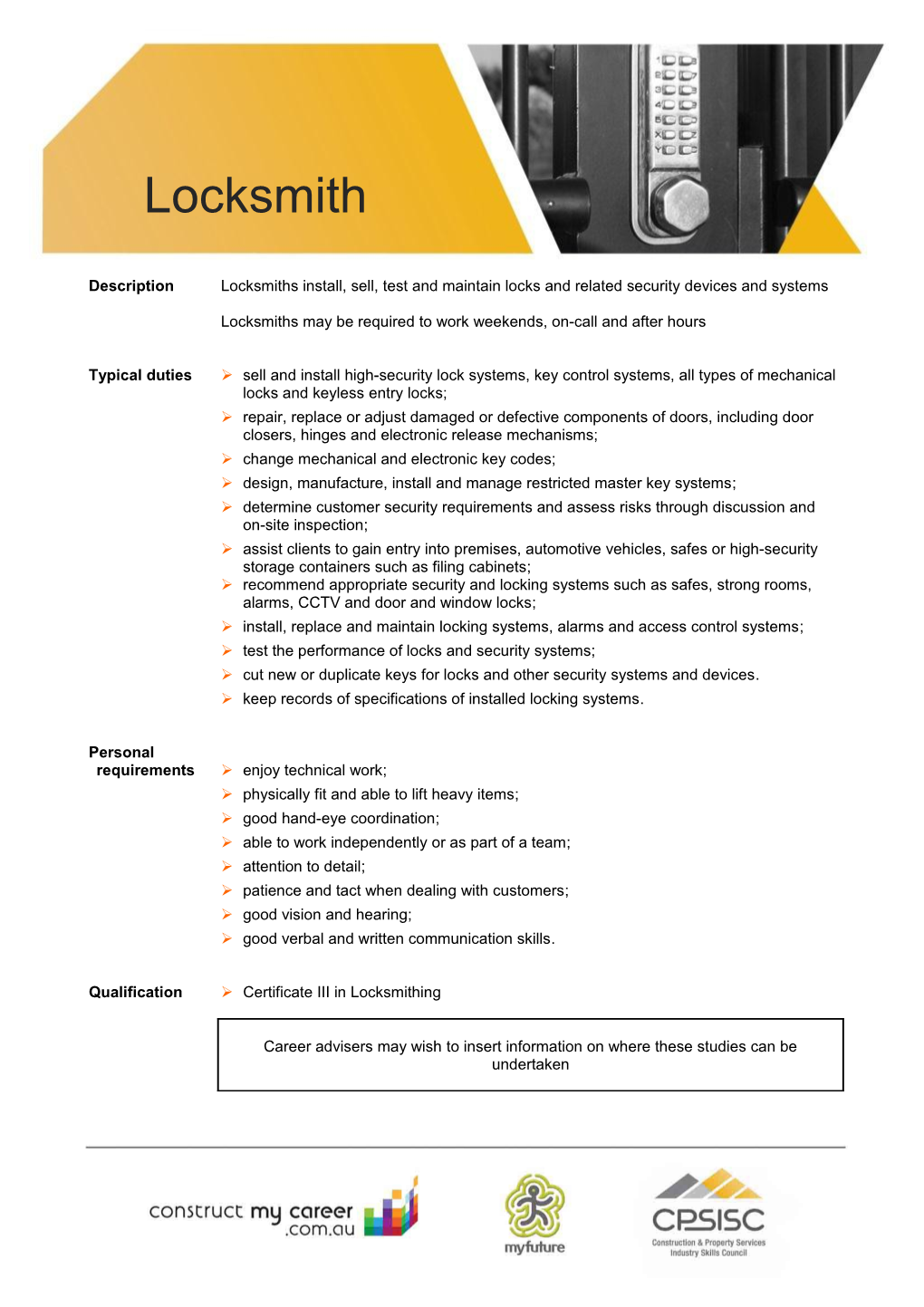 Locksmiths May Be Required to Work Weekends, On-Call and After Hours