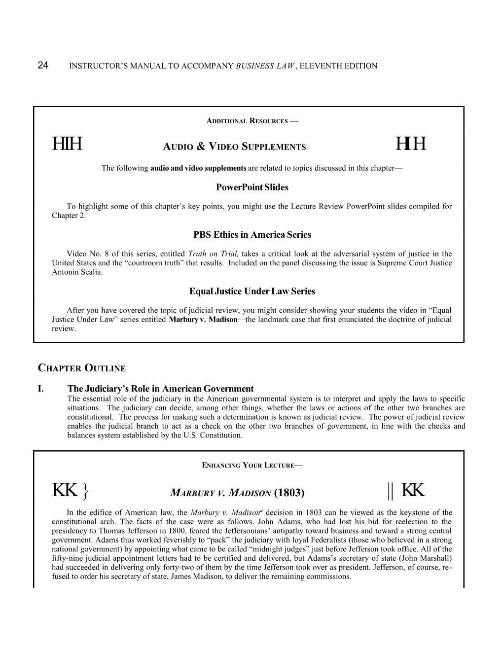 Chapter 2: Courts and Alternative Dispute Resolution 41